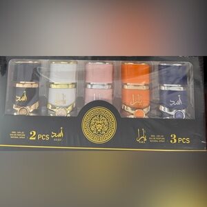 Asad Eyeshadow Palette - Black, White, Pink, Orange, Blue